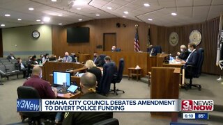 Omaha City Council Debates Amendment to Divert Police Funding