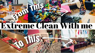Extreme Clean With Me Whole House | After Christmas Cleanup! | Large Family of 12 Laundry Routine