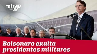 Bolsonaro exalta presidentes militares e ditador paraguaio