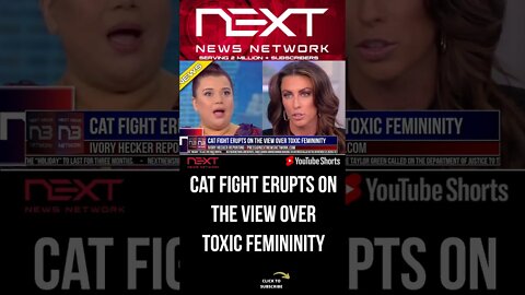 Cat Fight Erupts on The View Over Toxic Femininity #shorts
