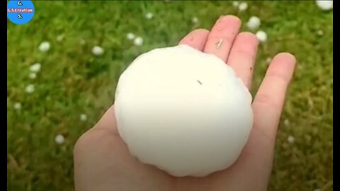 Giant hailstones lash parts of Spain