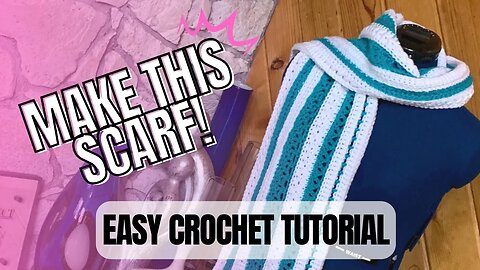Easy Crochet Tutorial: Create a One-of-a-Kind Textured Scarf with Unique Stitches