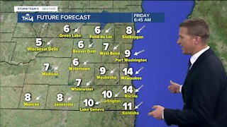 Lots of sunshine Friday with highs in the mid 40s