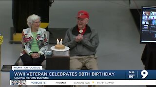 Local veteran beats COVID, celebrates 98th birthday