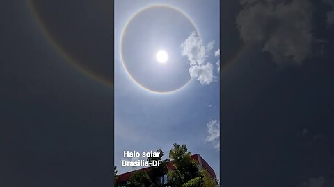 Halo Solar #halo #solar #sol #gelo #sky #brasilia #brazil #shorts #shortsvideo