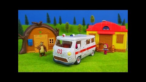 Mascha und der Bär deutsch: Krankenwagen, Bärenhaus & Mascha-Haus | Best of für Kinder!