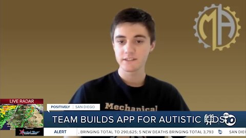 North County robotics team builds mobile app for kids battling autism