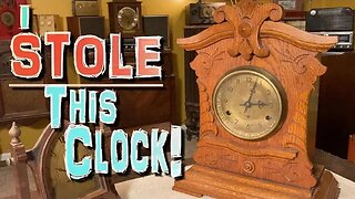 There's A Note Inside This Beautiful New Haven Clock Company HORACE Model - Amateur Repair Time