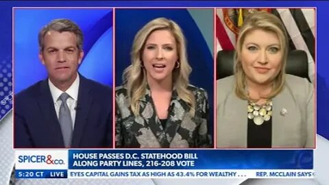 Congresswoman Kat Cammack Talks DC Statehood and Democrat Wokeism On Newsmax's Spicer & Co.