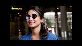 Hina khan and Samyukta Menon snapped at the Airport | SpotboyE