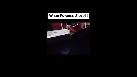 Cooking on a stove using water