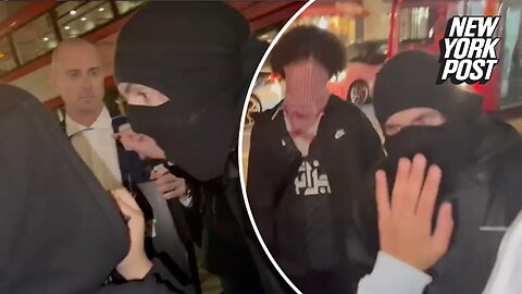 Antifa supporter clashes with Muslim women over transgender kids following Pro-Palestinian protest: 'Worlds collide'