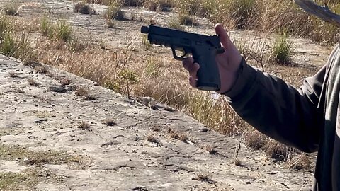 S&W M&P 22 Compact at 140 yards