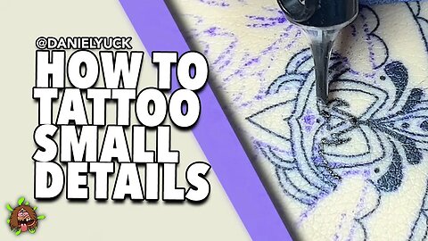 How To Tattoo Detailed Areas