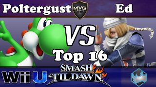 Poltergust (Yoshi) vs. Ed (Sheik) - SSB4 Top 16 - Smash 'til Dawn