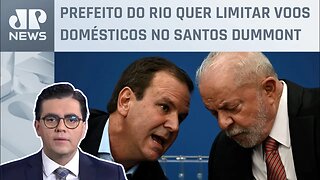 Lula discute impasse do Galeão com Eduardo Paes; Vilela analisa