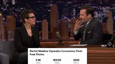 Rachel Maddow separates Coronavirus FACTS from FICTION.