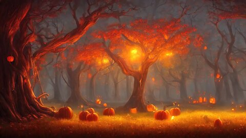 Spooky Autumn Music – Forest of Fall Lanterns | Dark, Magical