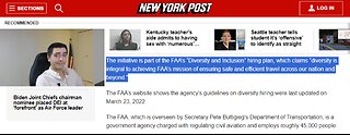 FAA Prioritizing Diversity Over Public Safety!