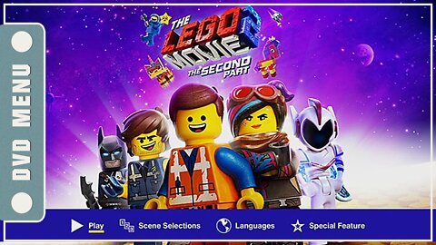 The Lego Movie 2: The Second Part - DVD Menu