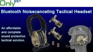 OnlyEST Bluetooth Noisecanceling Tactical Headset