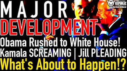 Obama Rushed To White House - Kamala Screaming - What's About To Happen - July 1..