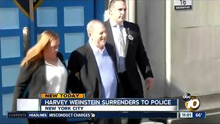 Harvey Weinstein surrenders to police