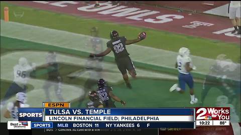 Tulsa Football falls to Temple, 31-17; 5 turnovers for Luke Skipper