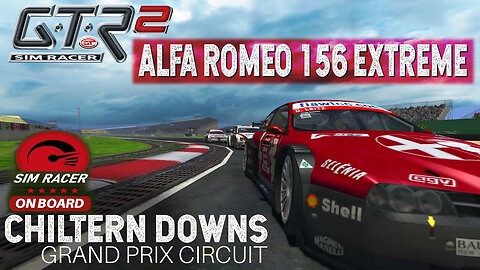 GTR2 NEW TRACK : Alfa Romeo 156 : Chiltern Downs GP Circuit : On Board.