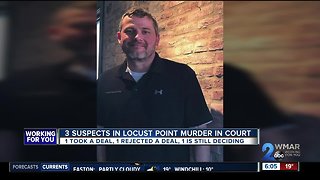 3 suspects in Locust Point murder in court