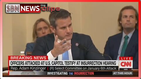 Rep Kinzinger Switches From Laughing to Crying in Seconds During J6 Select Committee Hearing.- 2692