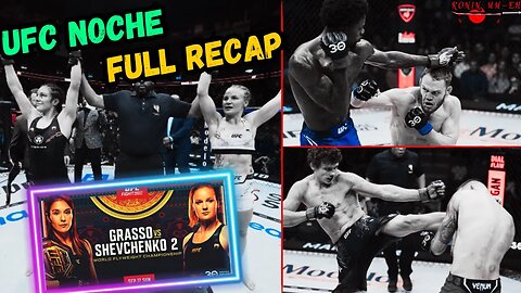 UFC FIGHT NIGHT Grasso vs. Shevchenko 2 RECAP