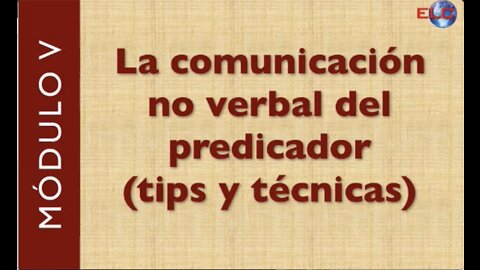 V. La comunicación no verbal del predicador