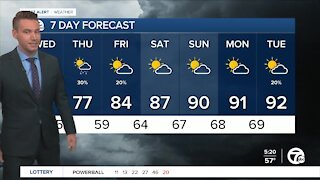 Metro Detroit Forecast: Afternoon showers; coolest day for a long time
