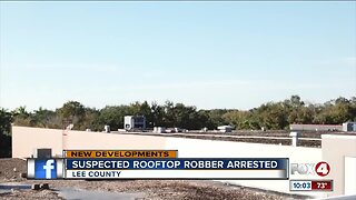 Suspect arrested in several rooftop burglaries in Lee County