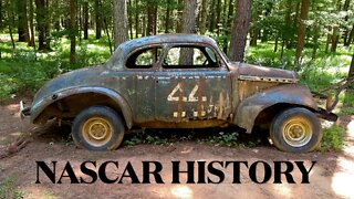 Hiking Walking Through NASCAR History - The Occoneechee Speedway Traill - Hillsborough, NC