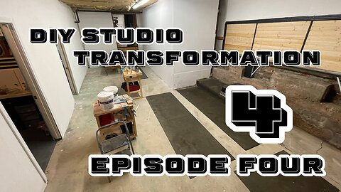 Transforming a Commercial Space into an Art Studio | Ep. 4: Cleaning & Whitewashing Walls