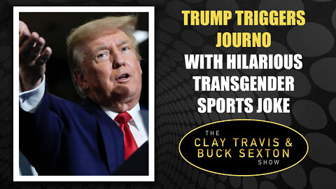 Trump Triggers Journo with Hilarious Transgender Sports Joke