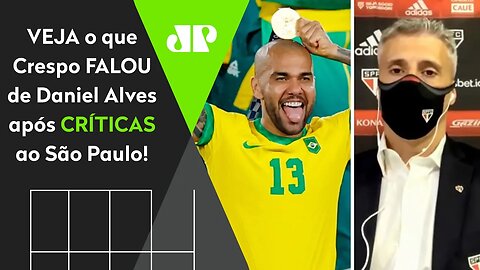 "Pra mim, o Daniel Alves..." VEJA o que Crespo FALOU após entrevista POLÊMICA contra o São Paulo!