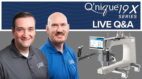 LIVE Q&A - Q'nique 19X Series Machines!