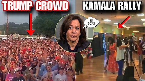 OMG! Kamala Harris STORMS Off Stage After Rally ONLY Draws 60 people!! Trump WINNING BIG