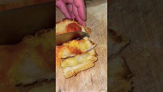 Cheesy crispy crunchy crinkle slicing ASMR