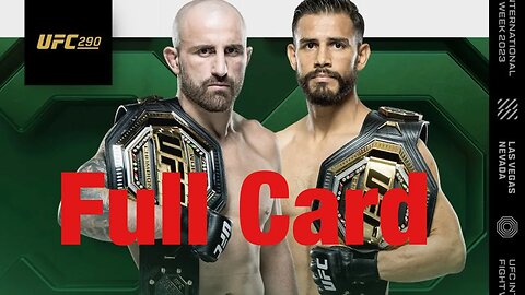 UFC 290 Full Card Prediction