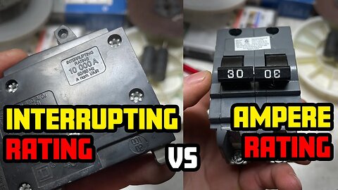 INTERRUPTING RATING vs AMPERE RATING