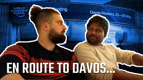 Avi Yemini & Real Rukshan STRAIGHT TALK on the train to Davos