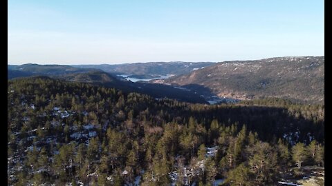 Dronefilm frå Solfjell til Blómliknuten