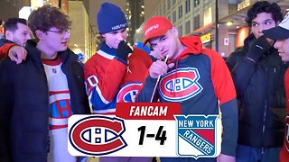 CONNOR AVEC COLE... (RÉACTIONS) ! | MTL 1-4 NYR