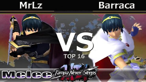 MrLz (Marth) vs. Barraca (Marth) - Melee Top 16 - TNS7