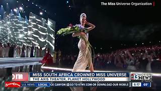 Miss Universe crowned in Las Vegas