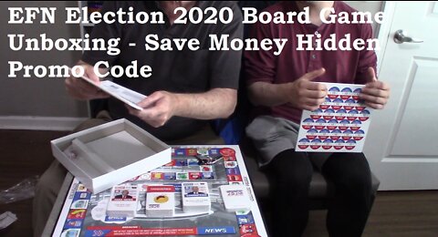 EFN Election 2020 Board Game Unboxing - Save Money Hidden Promo Code